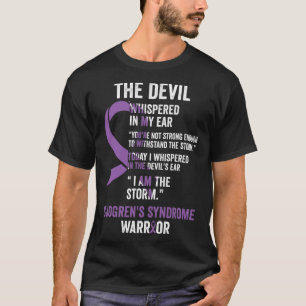 Sjogrens-Syndrom-Bewusstseins-Schleife Down-Syndro T-Shirt