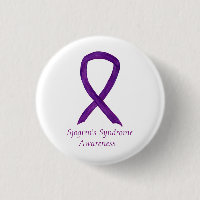 Sjogrens Syndrome Awareness Ribbon Custom Art Butt