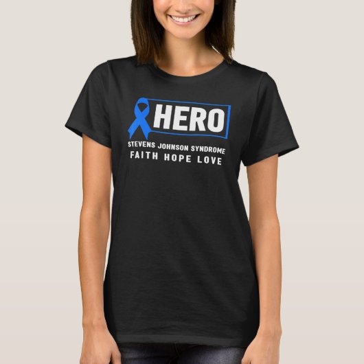 Sjs Hero Hope Stevens Johnson Syndrom Awarene T-Shirt (Vorderseite)