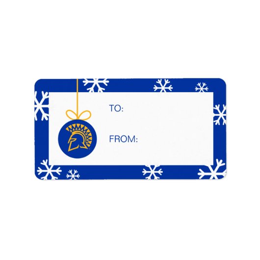 SJSU Holiday Adressaufkleber (Vorne)