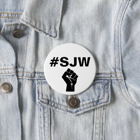 #SJW Gerechtigkeits-Krieger Button (Beispiel)