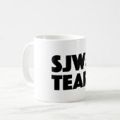 SJW zerreißt rückläufige links liberale Tasse (Vorderseite Links)