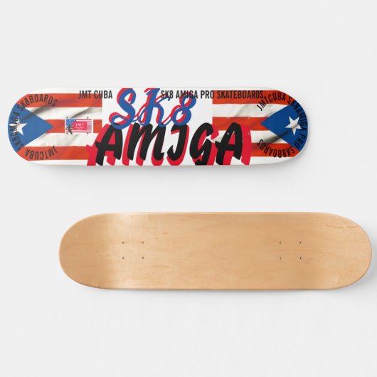 SK8 AMIGA 8 1/4" Skateboard Deck (Horizontal)