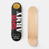 SK8-ARMY-Skateboard Skateboard (Vorderseite)