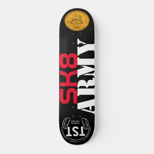 SK8-ARMY-Skateboard Skateboard (Vorderseite)