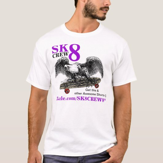 SK8 CREW 8 T-Shirt (Vorderseite)