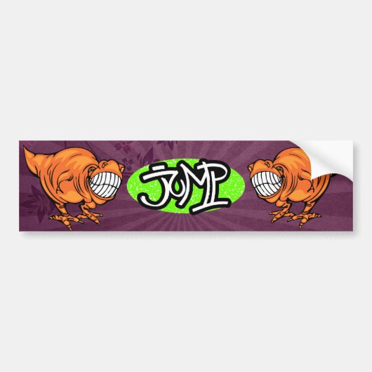 SK8 Dino Aufkleber Autoaufkleber (Vorne)