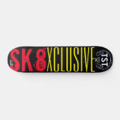 SK8 EXKLUSIV 7 3/4" Skateboard Deck (Horizontal)