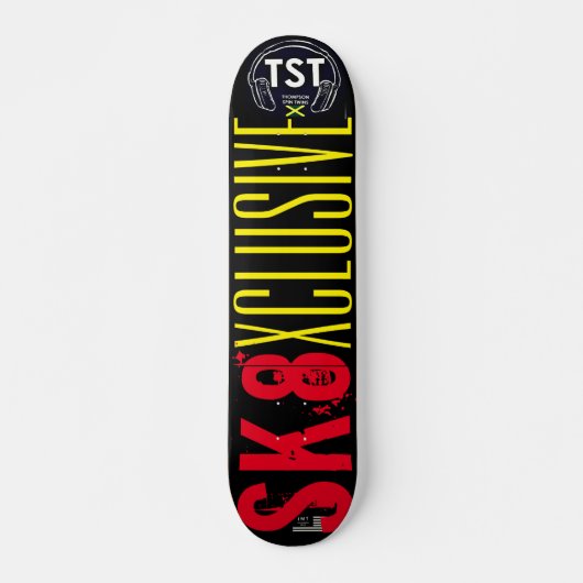 SK8 EXKLUSIV 7 3/4" Skateboard Deck (Vorne)