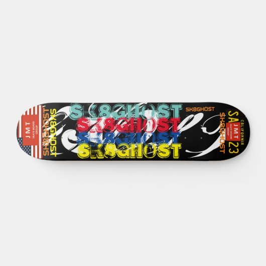 SK8 GHOST 7 3/4" Skateboard Deck (Horizontal)