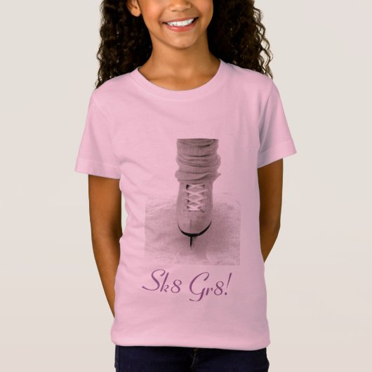 'Sk8 Gr8' Girls-T - Shirt (Vorderseite)