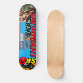 SK8 INVADERS JMT 8 1/4" Skateboarddecke Skateboard (Vorderseite)