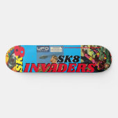 SK8 INVADERS JMT 8 1/4" Skateboarddecke Skateboard (Horizontal)
