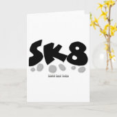 SK8 KARTE (Gelbe Blume)