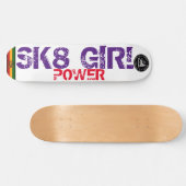 SK8 MÄDCHEN-POWER-Skateboard Skateboard (Horizontal)
