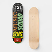 SK8 MUSIC SQUAD Skateboard (Vorderseite)