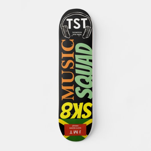 SK8 MUSIC SQUAD Skateboard (Vorderseite)
