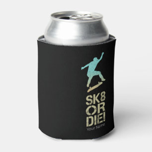 Sk8 oder Die! Olli Skater Vintag für Skateboarder Dosenkühler