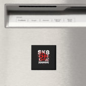 Sk8 oder stirb Skateboarding Gesellschaft Sk8board Magnet (In Situ (Geschirrspüler))