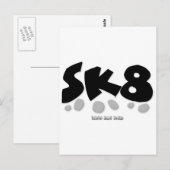 SK8 POSTKARTE (Vorne/Hinten)