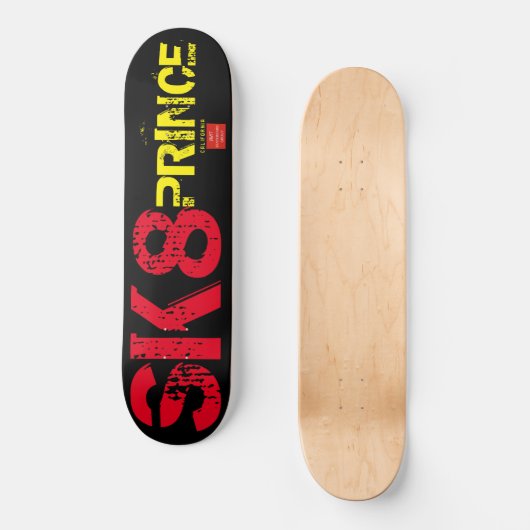SK8 PRINCE-Skateboard Skateboard (Vorderseite)