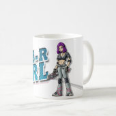 SK8-R GiRL Mug White Kaffeetasse (VorderseiteRechts)