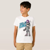 SK8-R Girl-Shirt für Mädchen T-Shirt (Vorne ganz)
