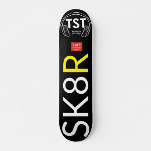 SK8 R OFFICIAL Collectible Skateboard, 7¾" Deck Skateboard