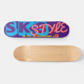 SK8 STYLE JMT7 3/4" Skateboard Deck (Horizontal)