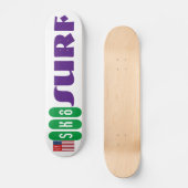 SK8 SURF OFFIZIELLES Skateboard (Vorderseite)