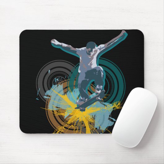 Sk8boarder Mousepad (Mit Mouse)