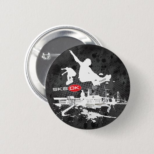 SK8DK Abzeichen Button (Vorne & Hinten)