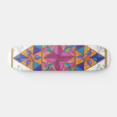 Sk8er Geometrie-Kunst Sk8Board Skateboard (Horizontal)