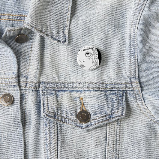 sk8er Mädchen Button (Beispiel)