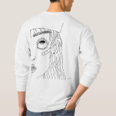 Sk8er Mädchen T-Shirt (Rückseite)