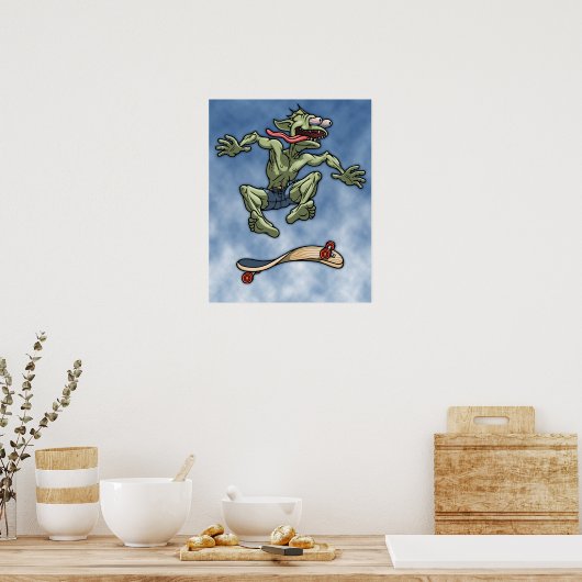 Sk8fish Fred Poster (Küche)