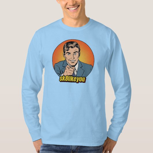Sk8LikeYou Showoff Mens Long Sleeve T - Shirt (Vorderseite)