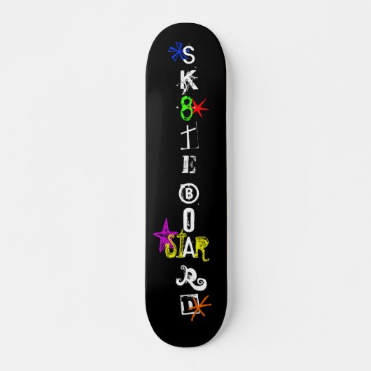 "Sk8teboard St*r 3" Skateboard (Vorne)