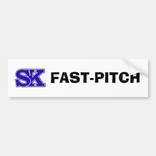 SK FAST-PITCH AUTOAUFKLEBER (Vorne)
