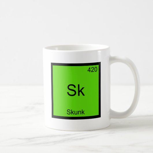 SK - Stinktier-lustiges Kaffeetasse (Rechts)