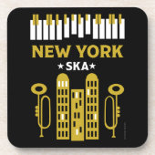 Ska Jazz Getränkeuntersetzer (Vorderseite)