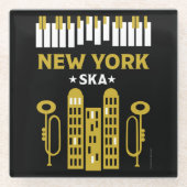 Ska Jazz Glasuntersetzer (Vorderseite)