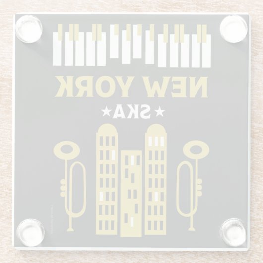 Ska Jazz Glasuntersetzer (Rückseite)