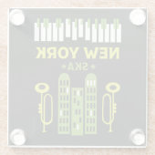 Ska Jazz Music Glasuntersetzer (Rückseite)