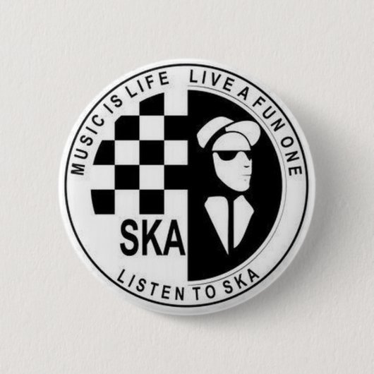 ska Knopf Button (Vorderseite)