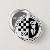 ska Knopf Button (Vorne & Hinten)