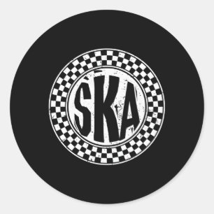 Ska Music Runder Aufkleber