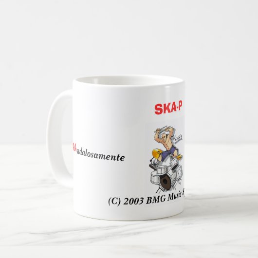 SKA-P, SKAndalosamente Revolucionarios Kaffeetasse (Vorderseite Links)