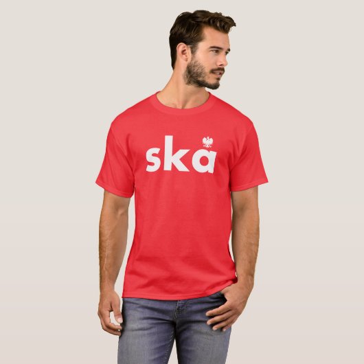 SKA Polnischer Nachname Tshirt (Vorne ganz)