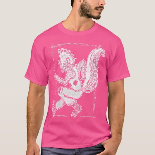 Ska Punk Dancing Skunk T-Shirt (Vorderseite)